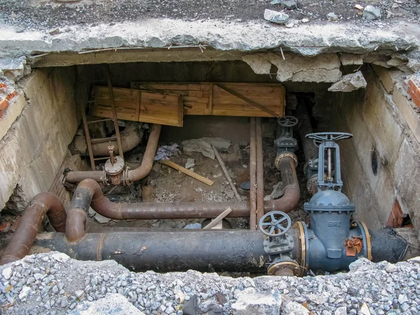 Replacing the gate valves underground
