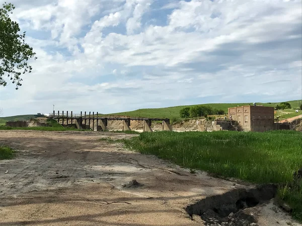 Spencer Dam Nebraska, 26 Mayıs 2019 Baraj yıkıldıktan sonra Boyd County ve Holt County Spencer Nebraska yakınlarında 281 karayolu ile 