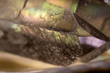 Ametist Kuvars Kristali yakın plan 