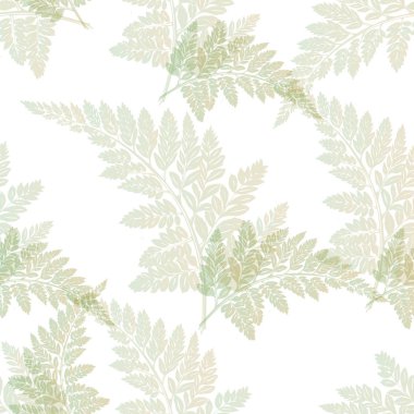 eğreltiotu yaprakları ile Seamless Modeli