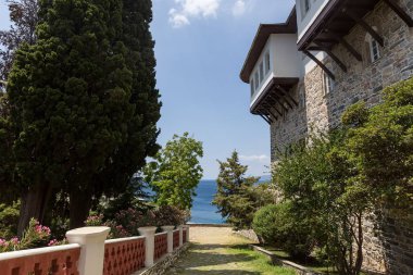 Athos Dağı 'ndaki Rus St. Pantaleon Ortodoks Manastırı