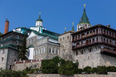 Athos Dağı 'ndaki Rus St. Pantaleon Ortodoks Manastırı