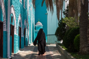 Athos Dağı 'ndaki Rus St. Pantaleon Ortodoks Manastırı