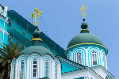 Athos Dağı 'ndaki Rus St. Pantaleon Ortodoks Manastırı