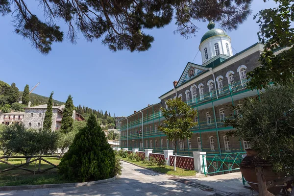 Russisches orthodoxes Pantaleon-Kloster auf dem Berg Athos — Stockfoto