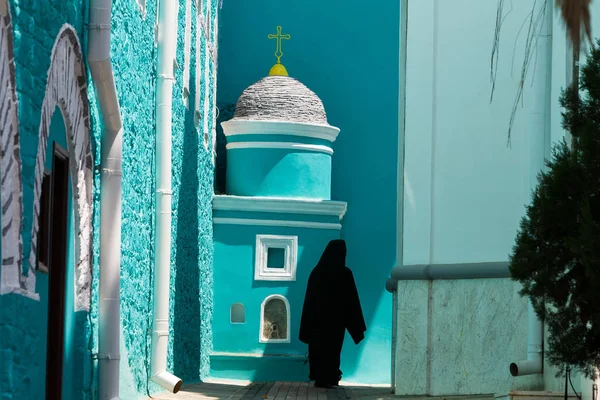 Monasterio ortodoxo ruso de San Pantaleón en el Monte Athos — Foto de Stock