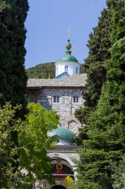 Athos Dağı 'ndaki Rus St. Pantaleon Ortodoks Manastırı