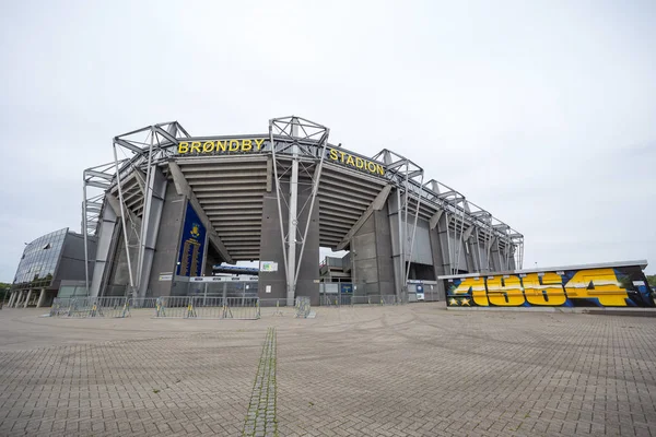 Vista externa da Brondby Arena — Fotografia de Stock