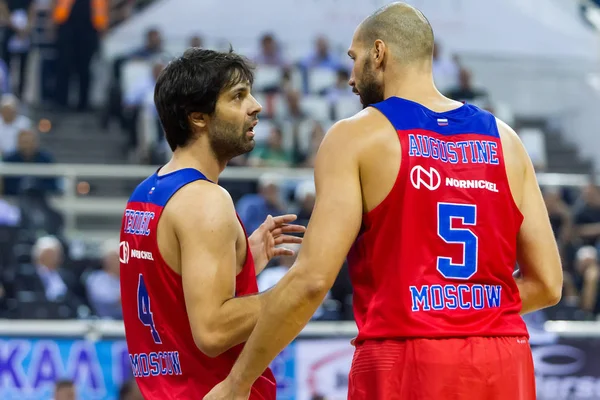 Freundschaftsspiel paok vs cska moscow — Stockfoto