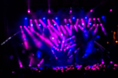 ufuk eğlence konser aydınlatma sahnede, bokeh