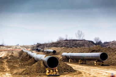 Gaz boru hattı Trans Adriyatik boru hattı - dokunun inşaatı