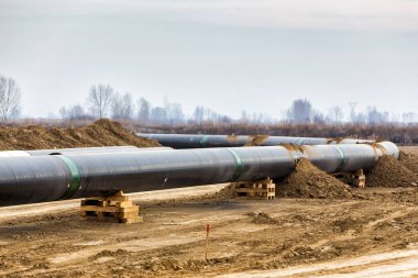 Gaz boru hattı Trans Adriyatik boru hattı - dokunun inşaatı