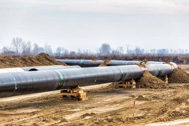 Gaz boru hattı Trans Adriyatik boru hattı - dokunun inşaatı