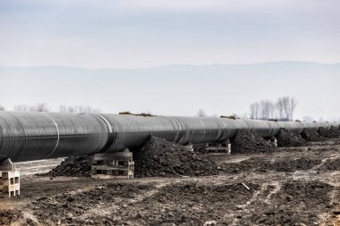 Gaz boru hattı Trans Adriyatik boru hattı - dokunun inşaatı