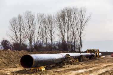 Gaz boru hattı Trans Adriyatik boru hattı - dokunun inşaatı