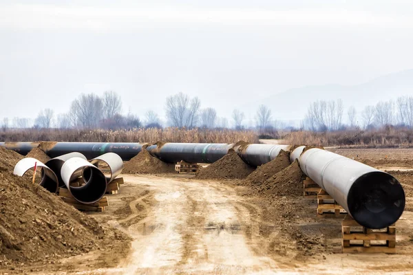 Construction d'un gazoduc Trans Adriatic Pipeline - TAP — Photo