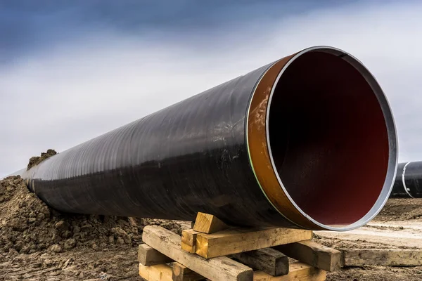 Construcción del gasoducto Trans Adriatic Pipeline - TAP in no —  Fotos de Stock