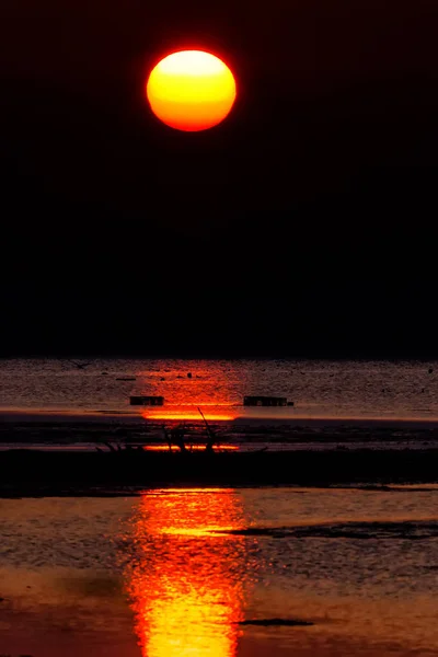 Early morning, magic sunrise over sea — Stock Photo, Image