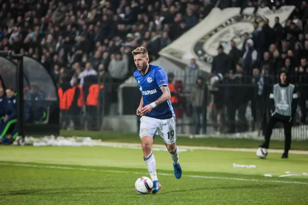 UEFA Europa League jogo entre PAOK vs Schalke jogado no Toumb — Fotografia de Stock