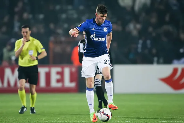 UEFA Europa League jogo entre PAOK vs Schalke jogado no Toumb — Fotografia de Stock