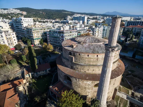 El monumento de la Rotonda del siglo IV en la ciudad de Tesalónica — Foto de Stock