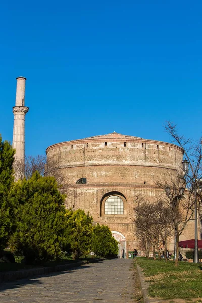 El monumento de la Rotonda del siglo IV en la ciudad de Tesalónica — Foto de Stock