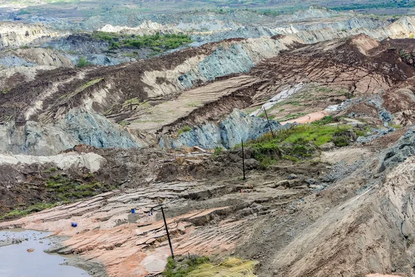 Heyelan linyit madeni Amyntaio, Florina, Yunanistan
