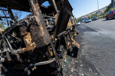 Bir Turist otobüsü ile trafik kazası