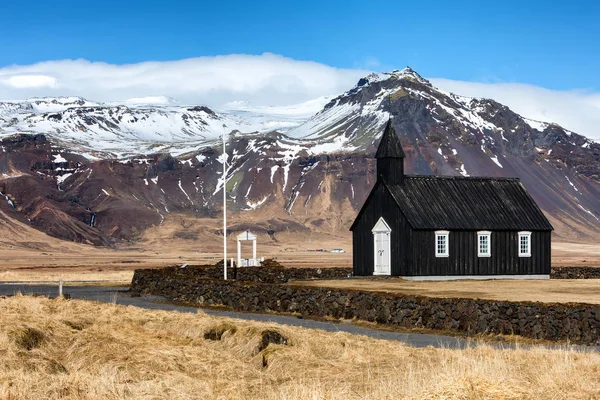 Iglesia negra de budir en iceland —  Fotos de Stock