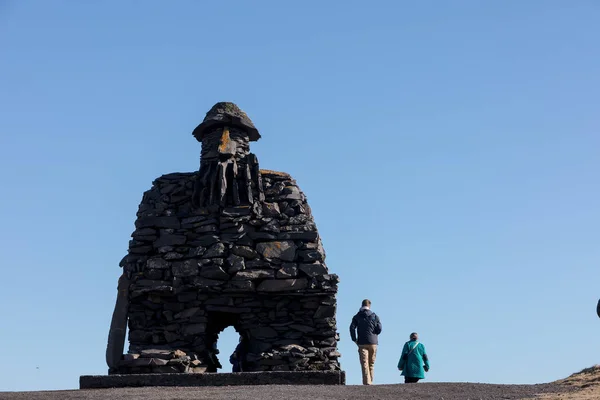 Статуя Бардура Снайфельснеса, Исландия — стоковое фото