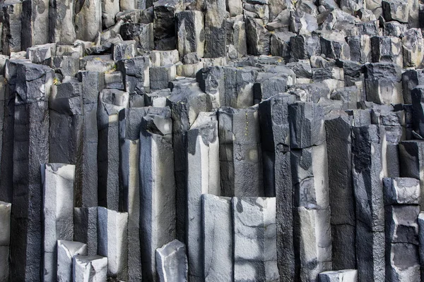 Basalt Coulmn Formations at Reynisfjara Beach, Iceland — Stock Photo, Image