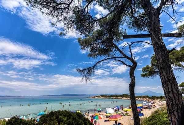Karidi pláže ve Vourvourou Chalkidiki — Stock fotografie