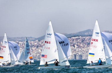  Sporcular Yatlar eylem sırasında 