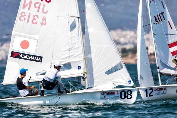  Sporcular Yatlar eylem sırasında 