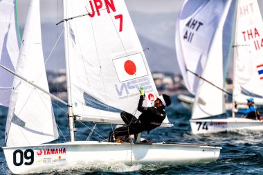  Sporcular Yatlar eylem sırasında 