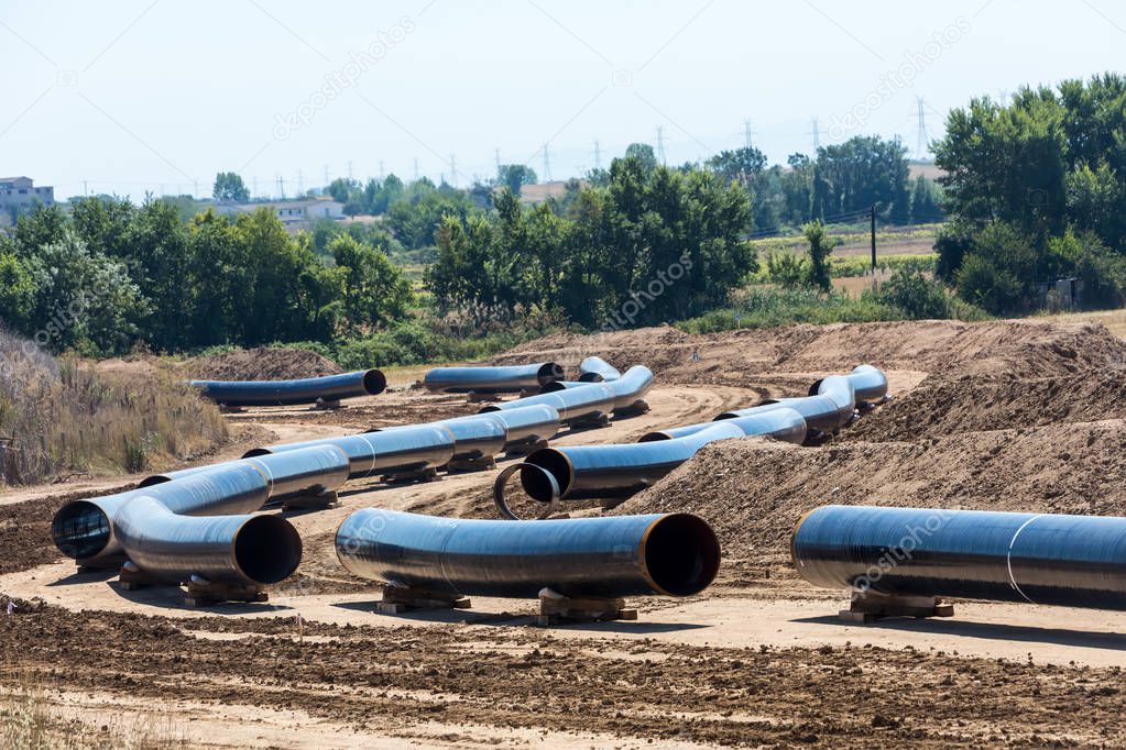 Construction of gas pipeline Trans Adriatic Pipeline - TAP in no