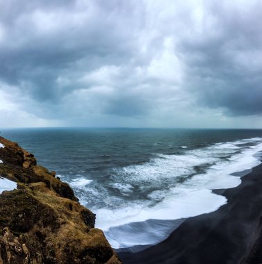 Black Sand Beach, Vik, Iceland clipart