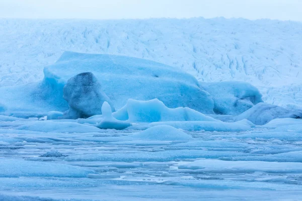 Paisagem glaciar na Islândia — Fotografia de Stock