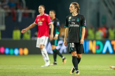 Real Madrid V Manchester United: Uefa Süper Kupa