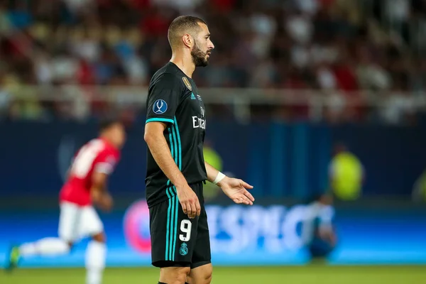 Real Madrid V Manchester United: Uefa Super Cup — Foto Stock