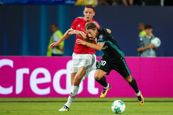 Real Madrid V Manchester United: Uefa Super Cup — Foto Stock