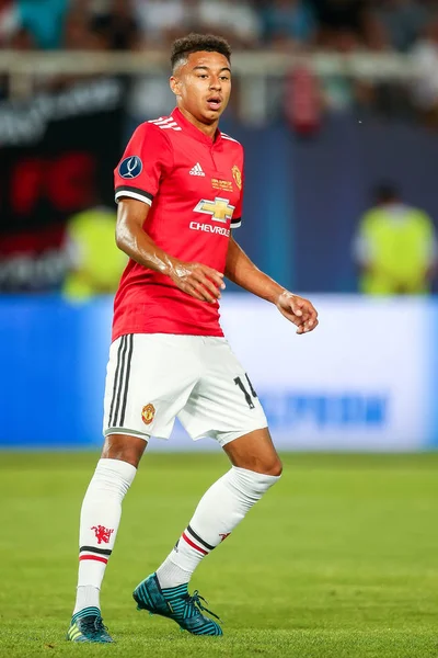 REAL MADRID V MANCHESTER UNITED: UEFA SUPER CUP — Stock Photo, Image