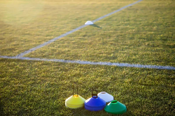 Attrezzature per l'allenamento di calcio (calcio) — Foto Stock
