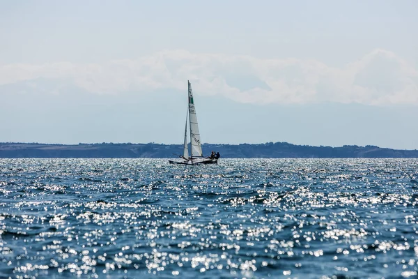 Sporcular Yatlar eylem sırasında 