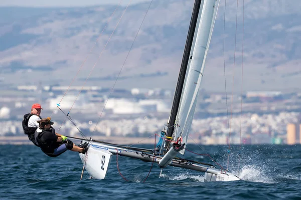 Sporcular Yatlar eylem sırasında 