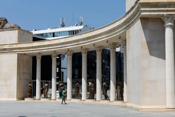 Центр города Скопье, FYROM — стоковое фото