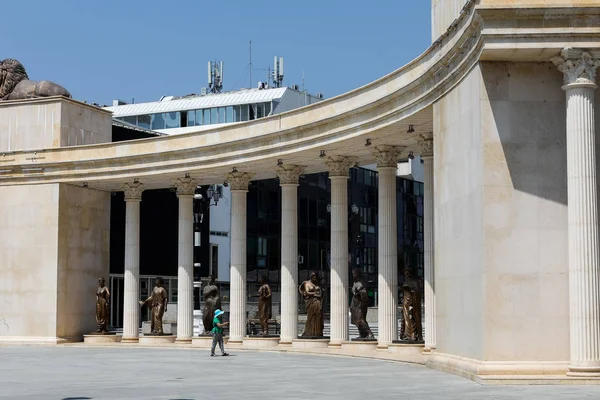 City center of Skopje, FYROM — Stock Photo, Image