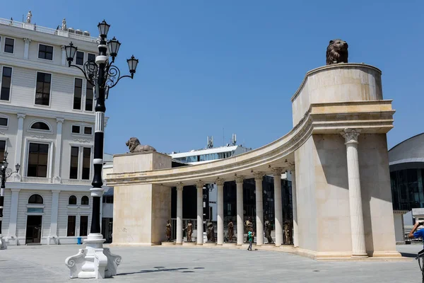 City center of Skopje, FYROM — Stock Photo, Image