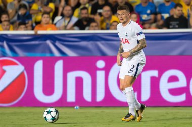 Apoel Vs Tottenham Hotspur arasında Şampiyonlar Ligi oyunu