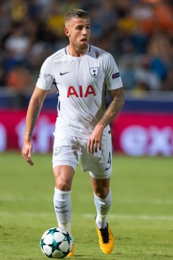Apoel Vs Tottenham Hotspur arasında Şampiyonlar Ligi oyunu
